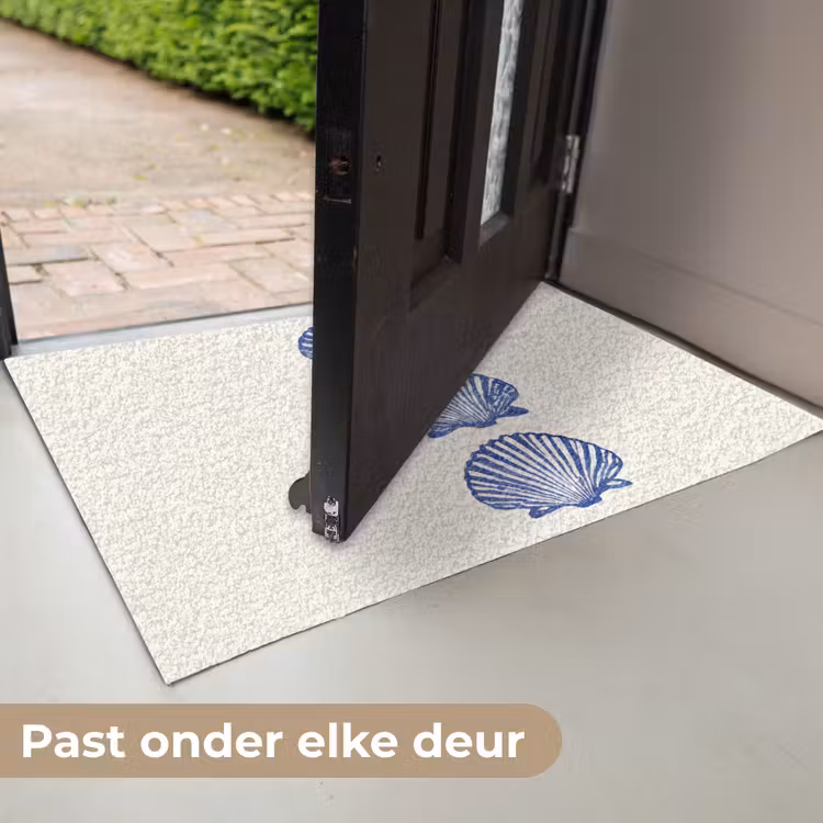 Deurmat - Schelpen - Blauw - Patroon — 7