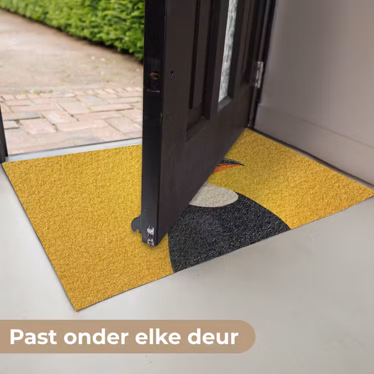 Deurmat - Toekan - Minimalistisch - Snavel - Oranje — 7