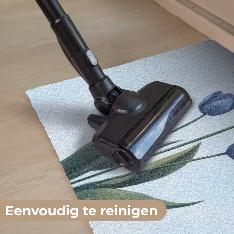 Deurmat - Tulpen - Blauw - Bladeren — 9