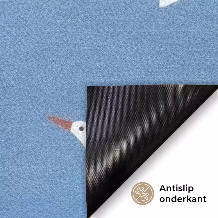 Deurmat - Vogels - Wit - Patroon — 6