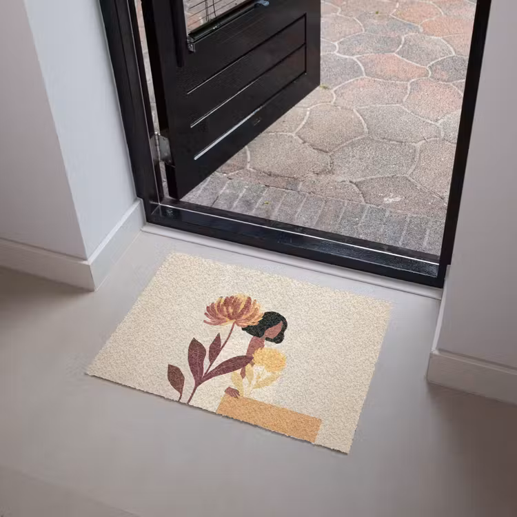 Deurmat - Vrouw - Minimalistisch - Bloem — 4