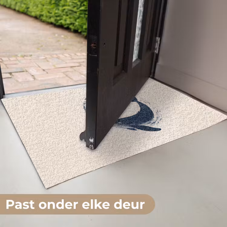 Deurmat - Walvissen - Spetters - Cirkel - Donkerblauw — 7