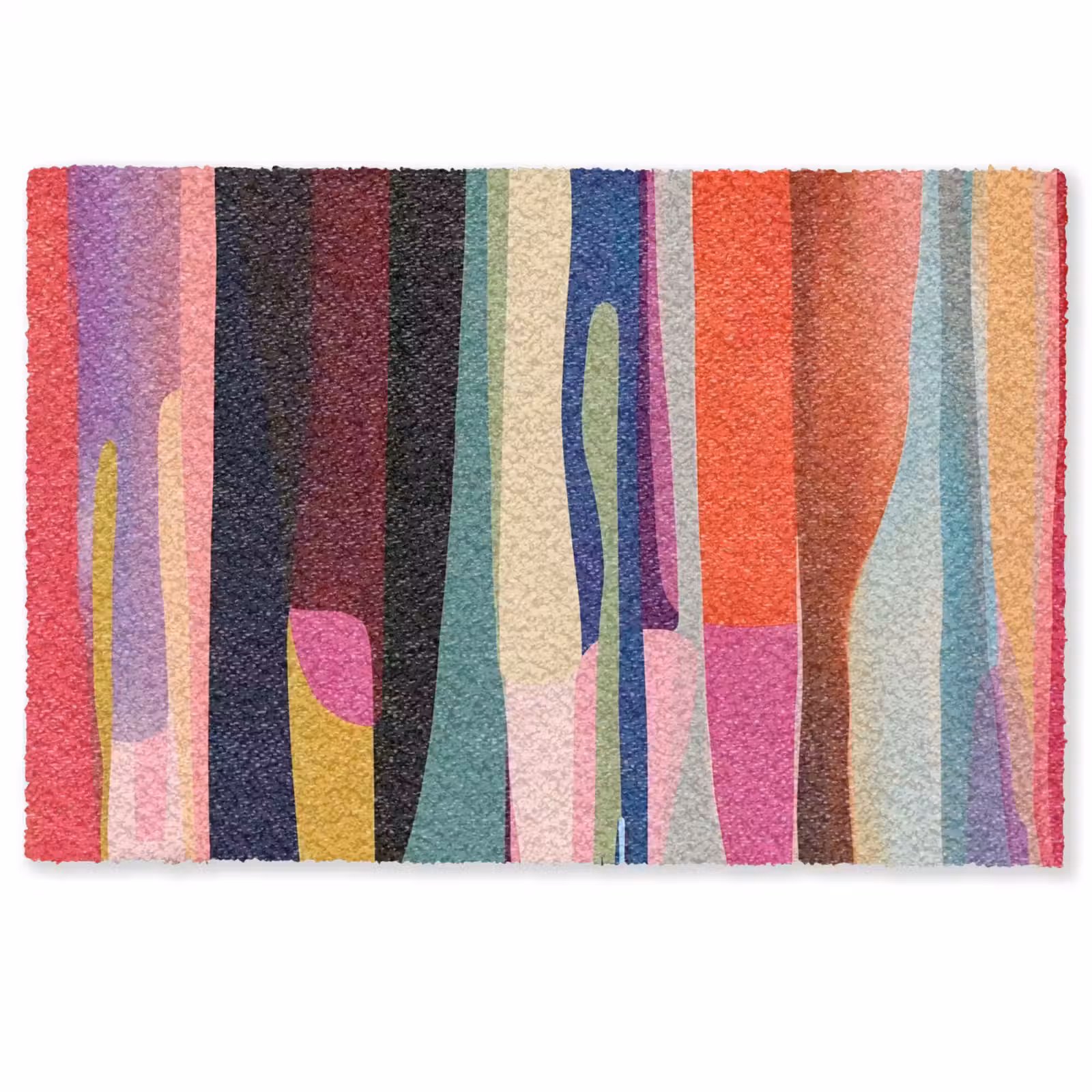 Deurmat - Kleurbanen - Verticaal - Kleurrijk — 1
