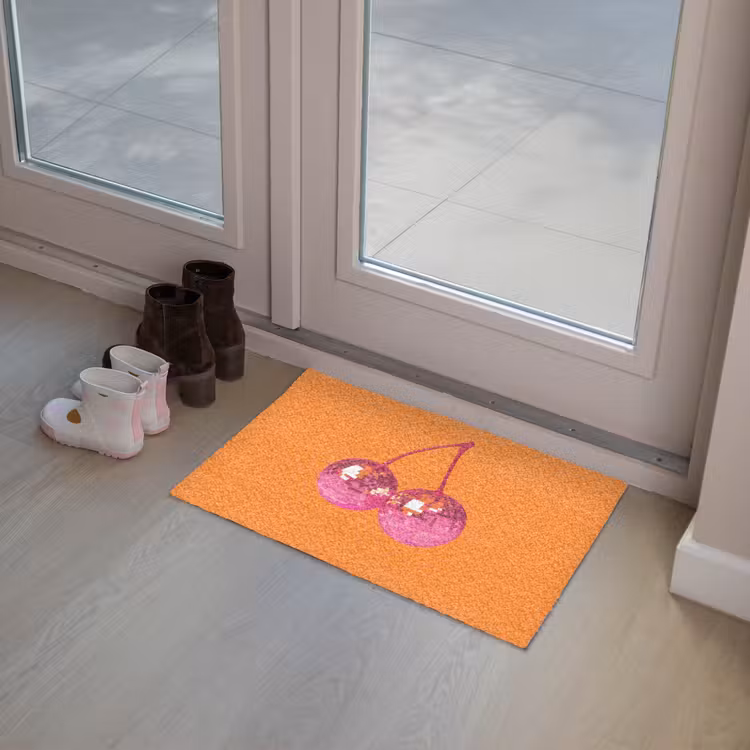 Deurmat - Discoballen - Kers - Spiegels - Roze — 8