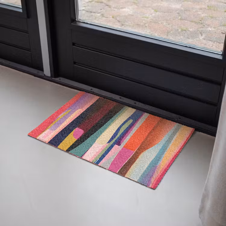 Deurmat - Kleurbanen - Verticaal - Kleurrijk — 2