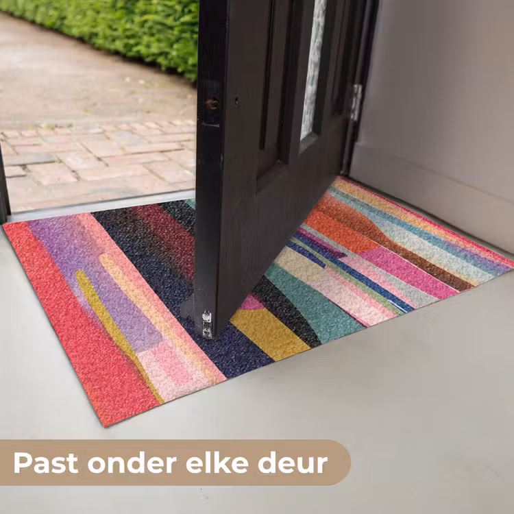Deurmat - Kleurbanen - Verticaal - Kleurrijk — 7