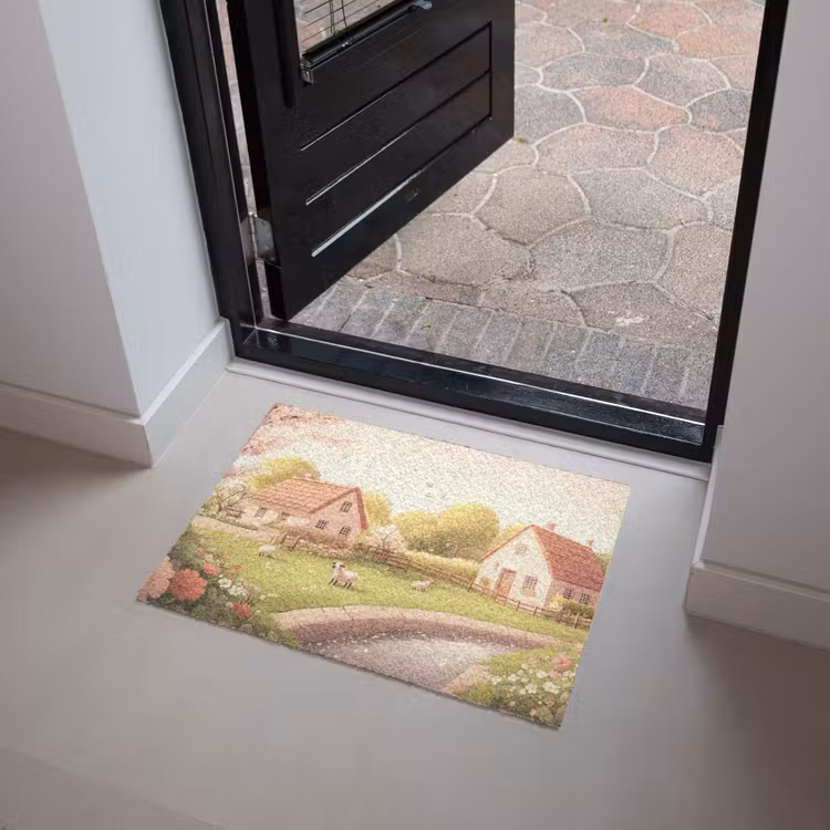 Deurmat - Schapen - Huisje - Platteland — 4