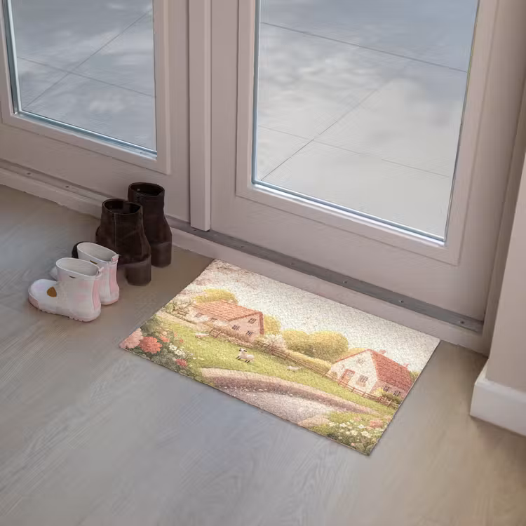 Deurmat - Schapen - Huisje - Platteland — 8