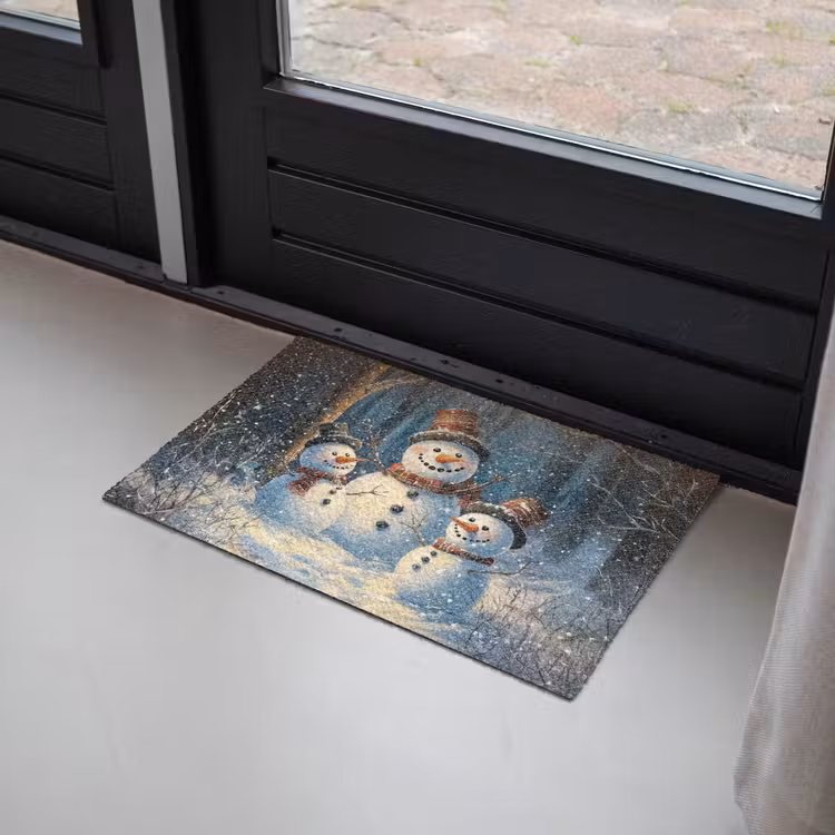 Deurmat - Sneeuwpop - Sneeuw - Winter - Bos — 2