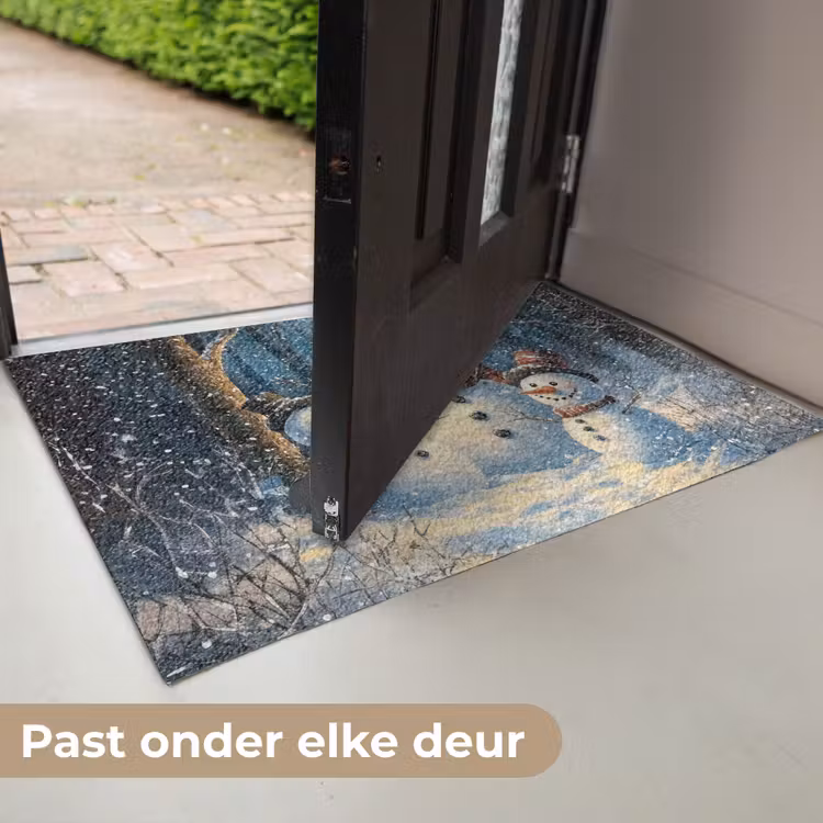 Deurmat - Sneeuwpop - Sneeuw - Winter - Bos — 7