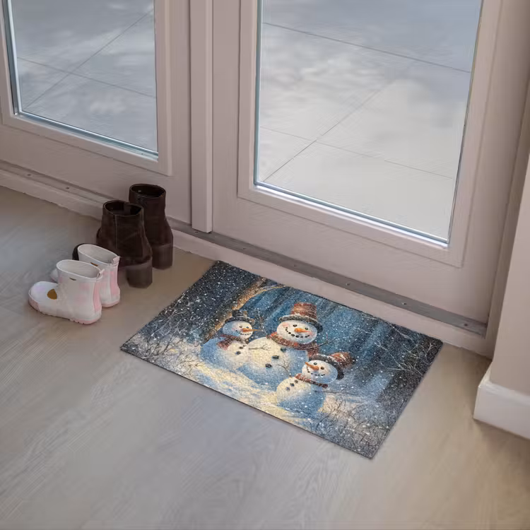 Deurmat - Sneeuwpop - Sneeuw - Winter - Bos — 8