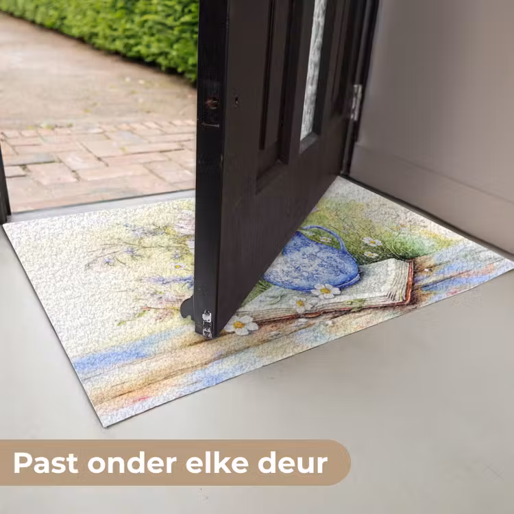 Deurmat - Vaas - Delftsblauw - Madeliefjes — 7