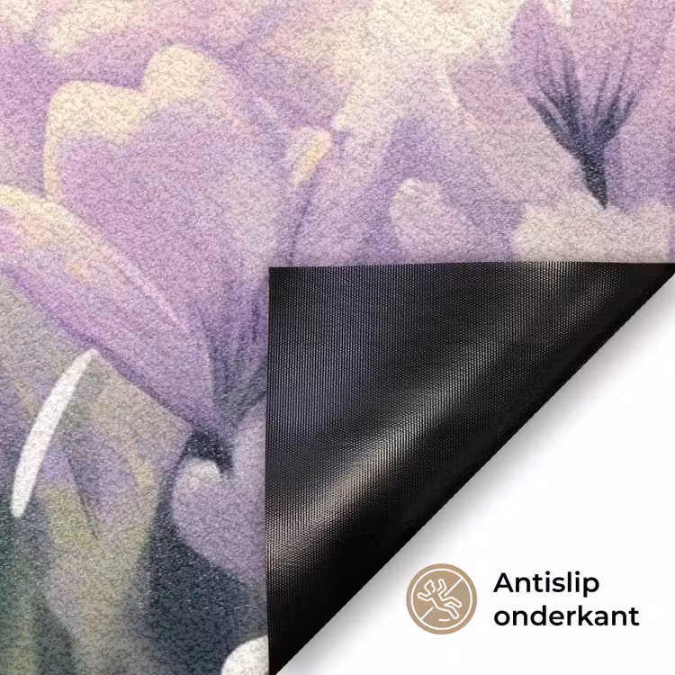 Deurmat - Viooltjes - bij - Zonlicht — 6