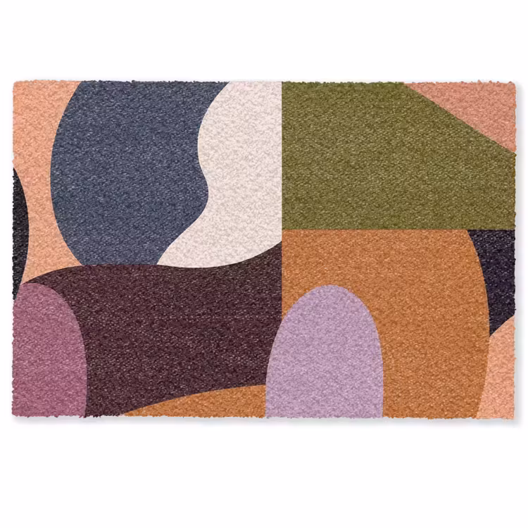 Deurmat - Vormen - Abstract - Kleuren - Vierkant — 1