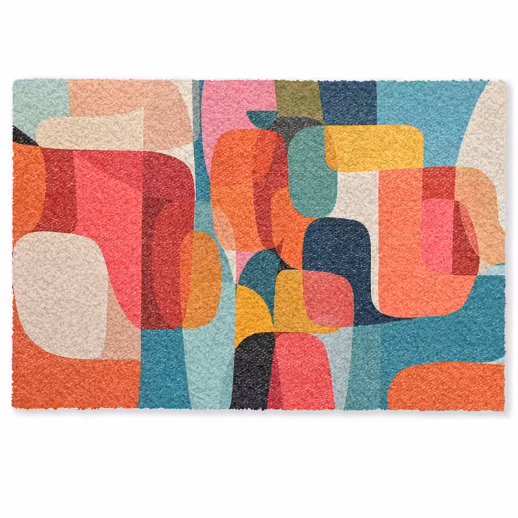 Deurmat - Vormen - Kleurrijk - Abstract - Vlakken — 1