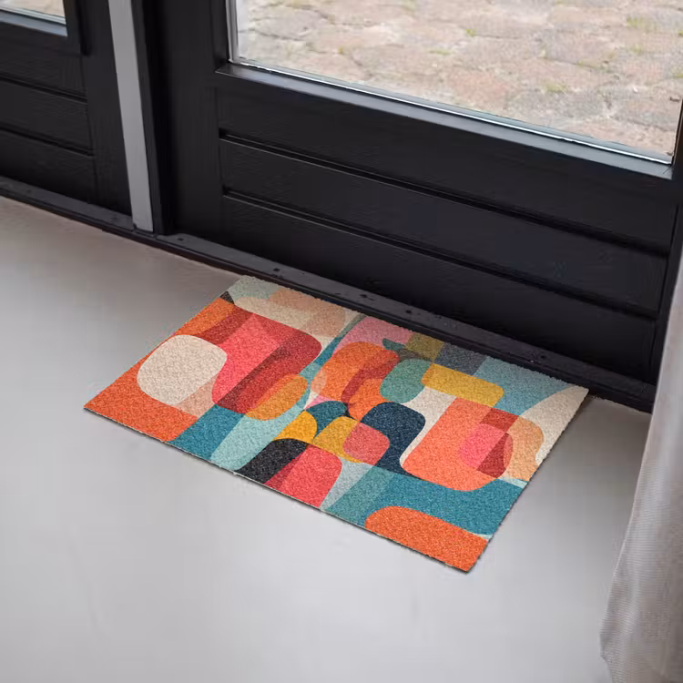 Deurmat - Vormen - Kleurrijk - Abstract - Vlakken — 2