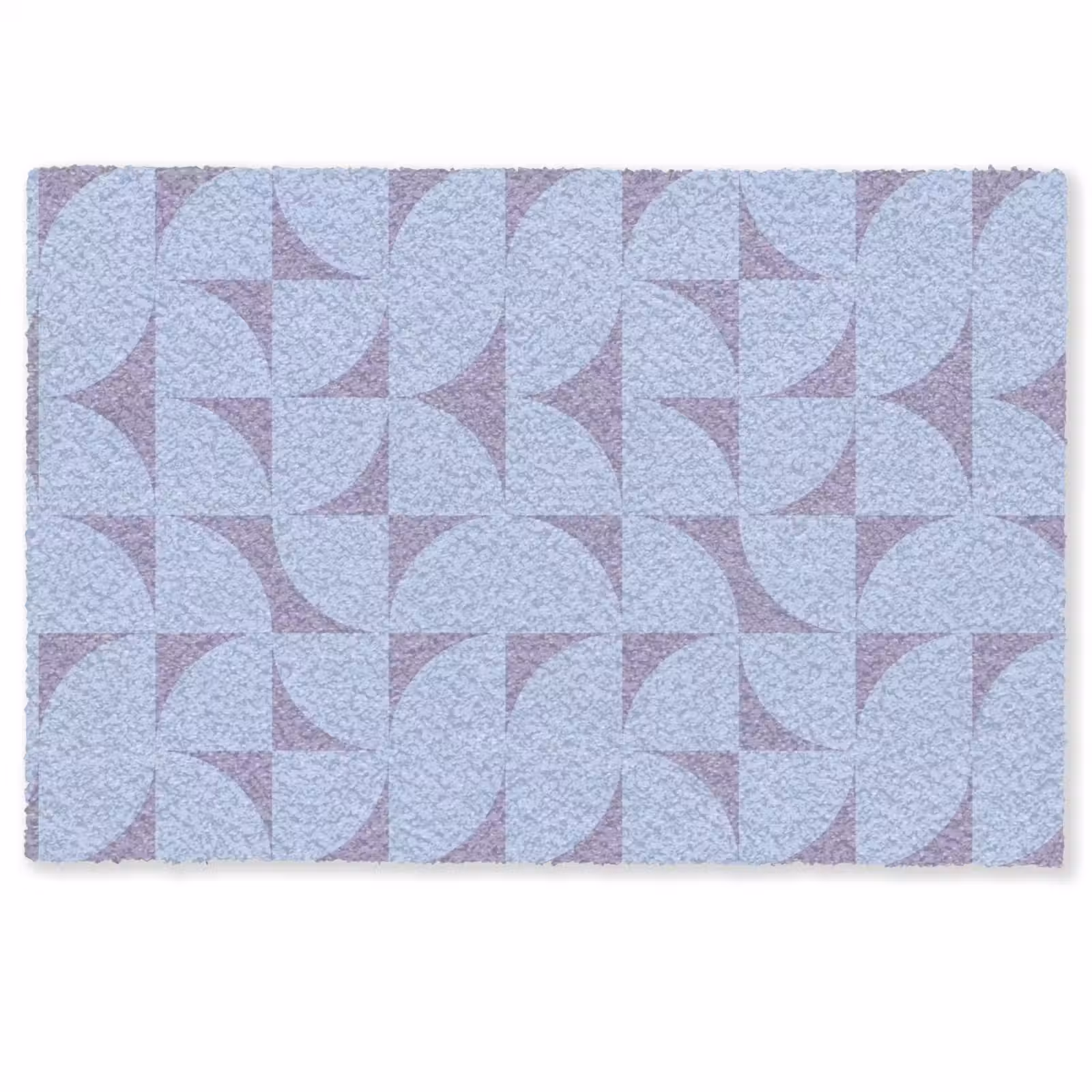 Deurmat - Blokken - Blauw - Paars - Patroon — 1