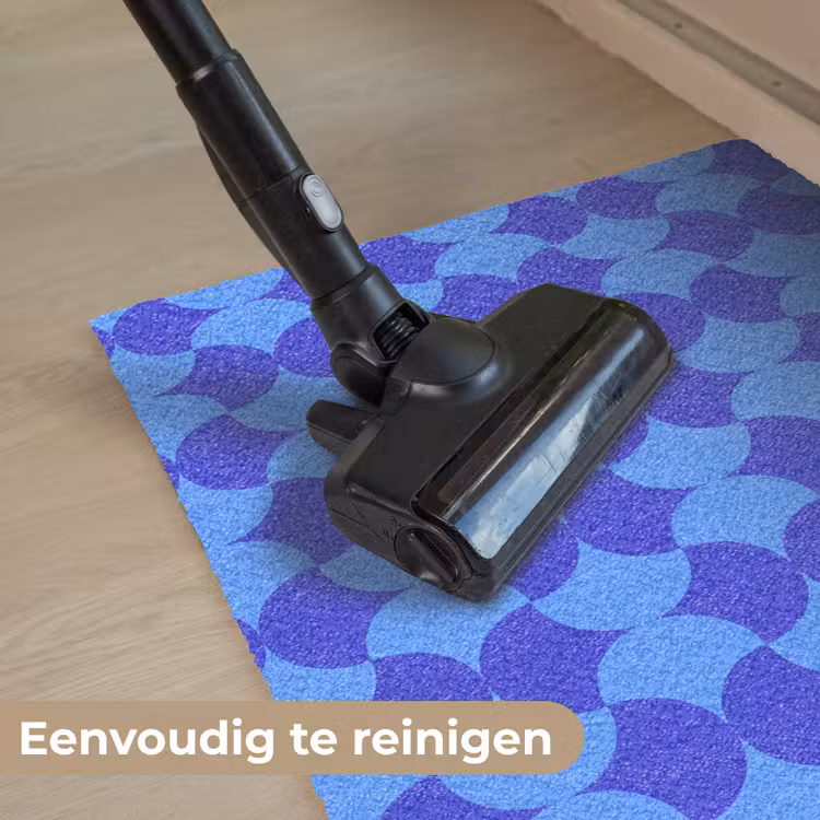 Deurmat - Blauw - Maanvlakken - Patroon — 9