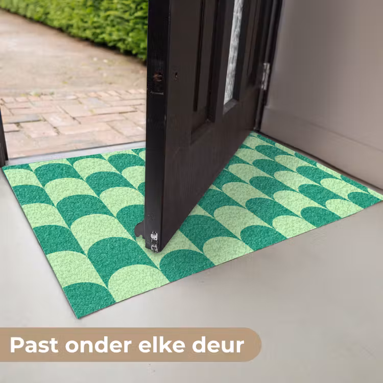 Deurmat - Bogen - Groen - Gestapeld — 7
