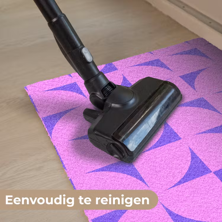 Deurmat - Kwadranten - Paars - Roze - Vierkanten — 9