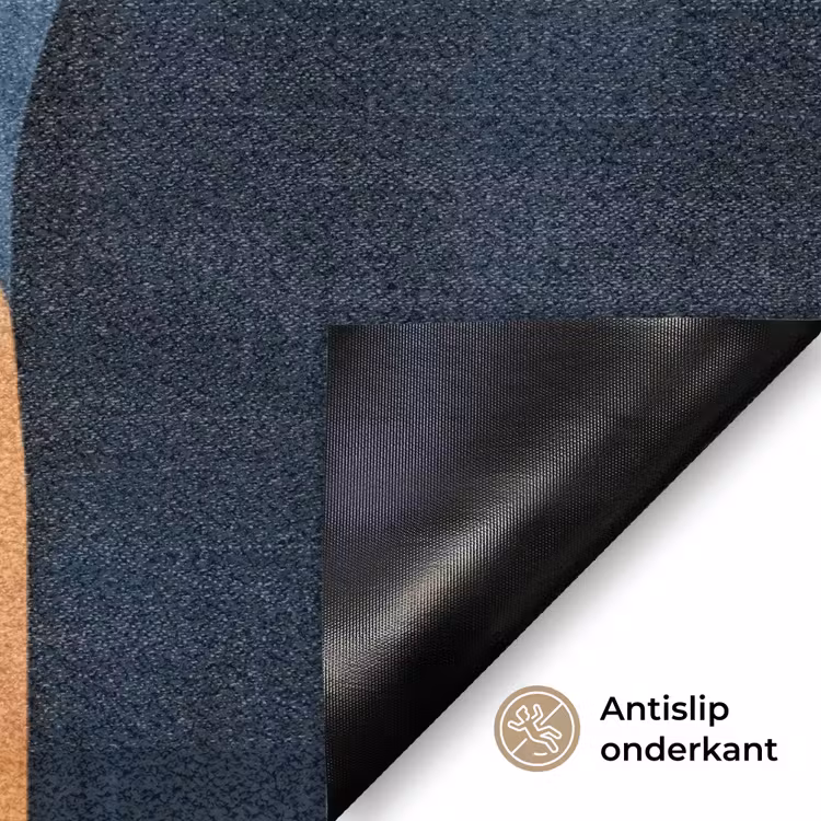 Deurmat - Abstract - Vormen - Donkerblauw — 6