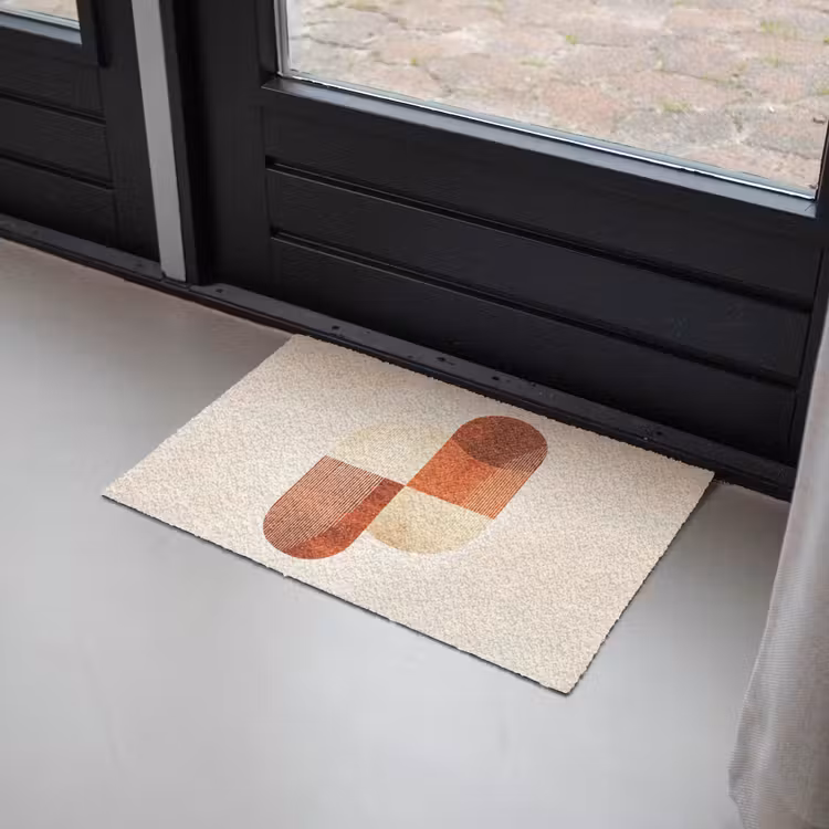 Deurmat - Bogen - Beige - Vormen — 2