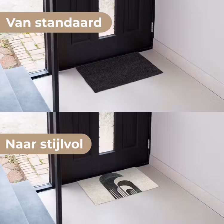 Deurmat - Bogen - Donkergroen - Lijnen — 3