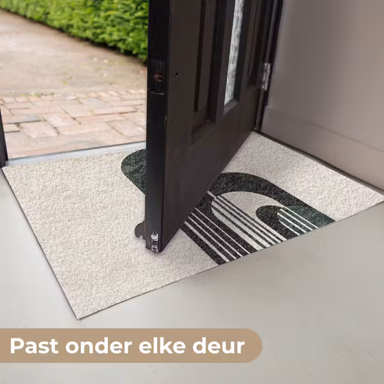 Deurmat - Bogen - Donkergroen - Lijnen — 7