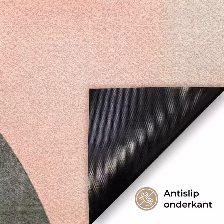 Deurmat - Cirkel - Abstract - Roze — 6