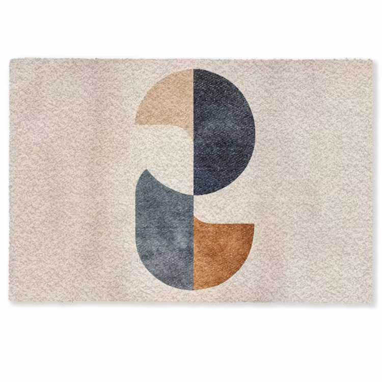 Deurmat - Cirkels - Abstract - Kleurrijk — 1
