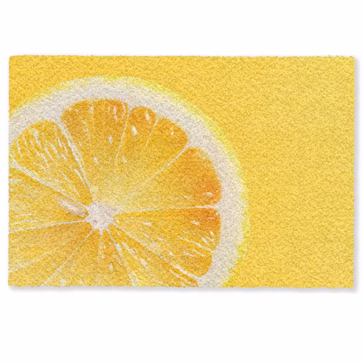 Deurmat - Citroen - Geel - Zonnig — 1