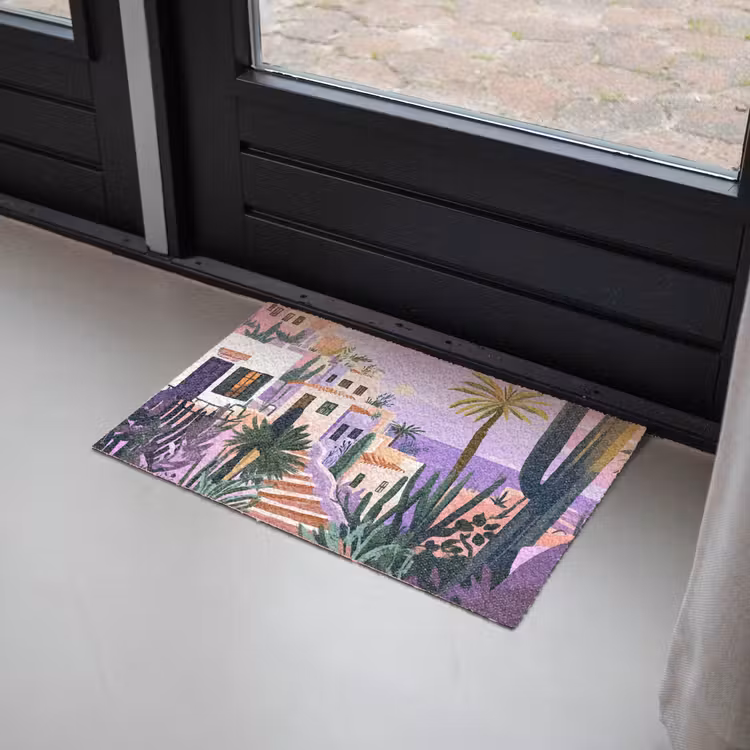 Deurmat - Huizen - Minimalistisch - Palmbomen - Kust — 2