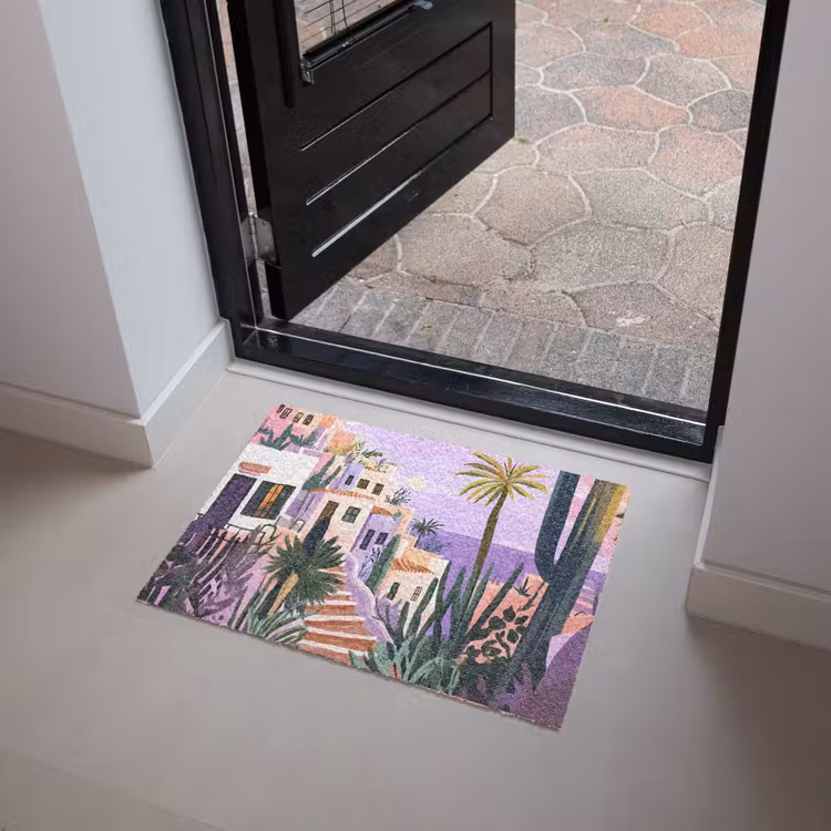 Deurmat - Huizen - Minimalistisch - Palmbomen - Kust — 4