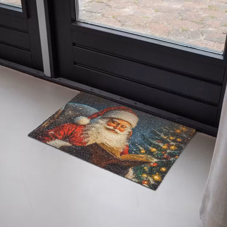Deurmat - Kerstman - Kerst - Winter - Kerstboom — 2