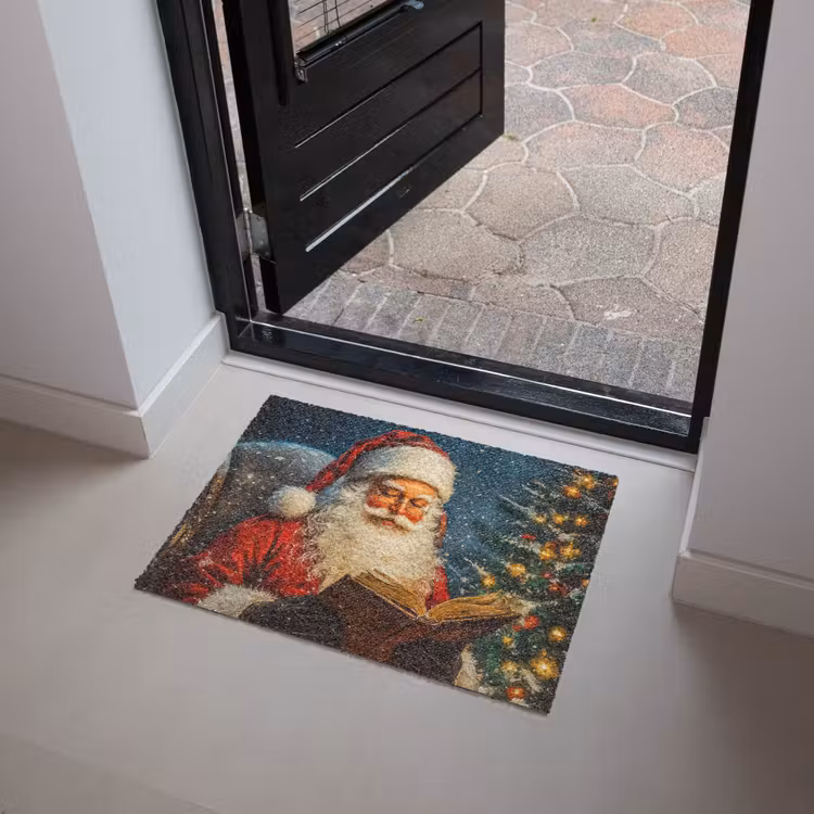 Deurmat - Kerstman - Kerst - Winter - Kerstboom — 4