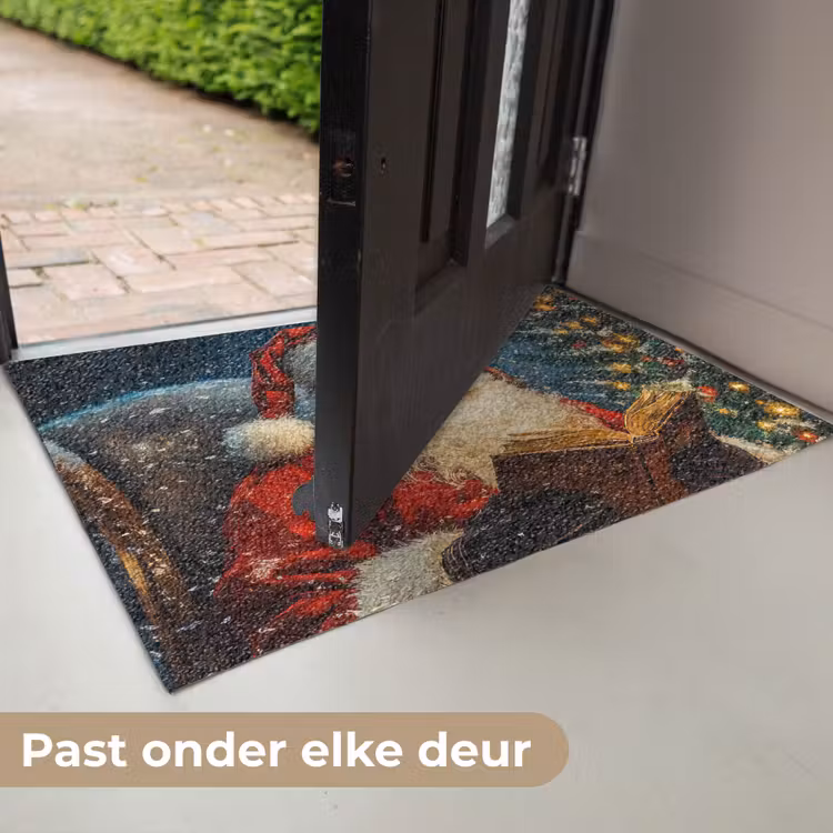 Deurmat - Kerstman - Kerst - Winter - Kerstboom — 7