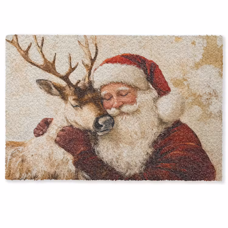 Deurmat - Kerstman - Rendier - Kerst - Christmas — 1