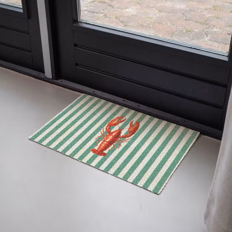 Deurmat - Kreeft - Strepen - Realistisch - Zomers — 2