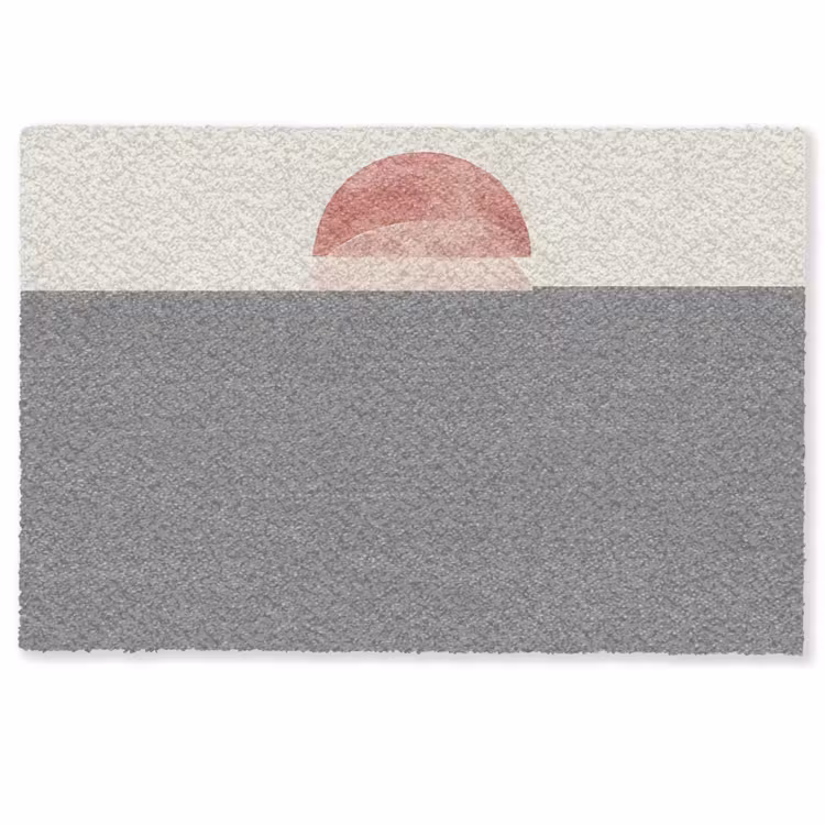 Deurmat - Minimalistisch - Cirkels - Roze — 1