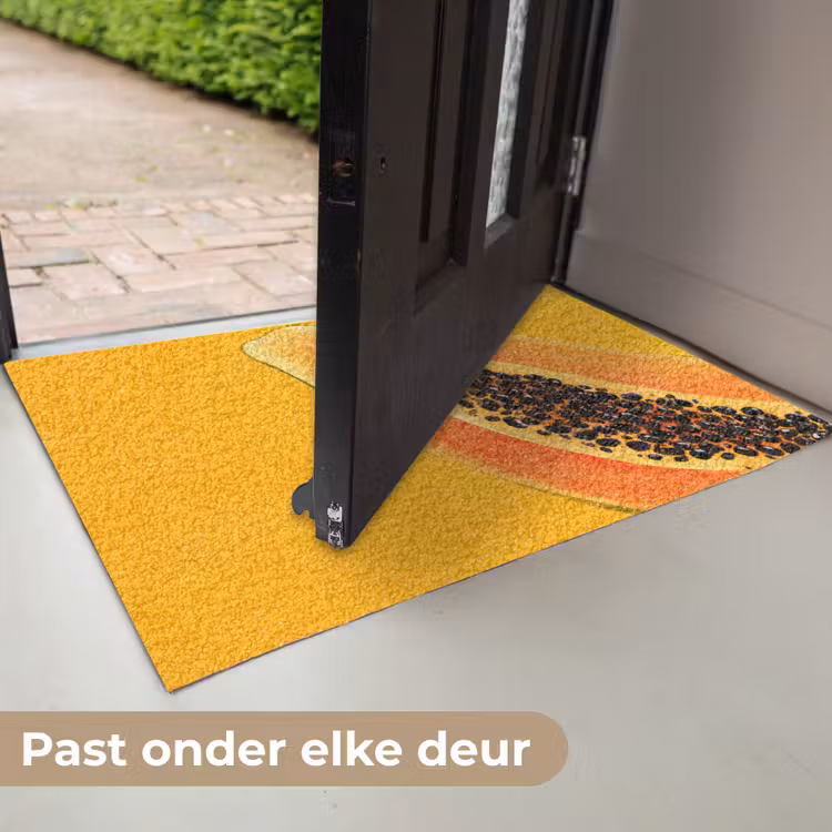 Deurmat - Papaja - Oranje - Topisch — 7