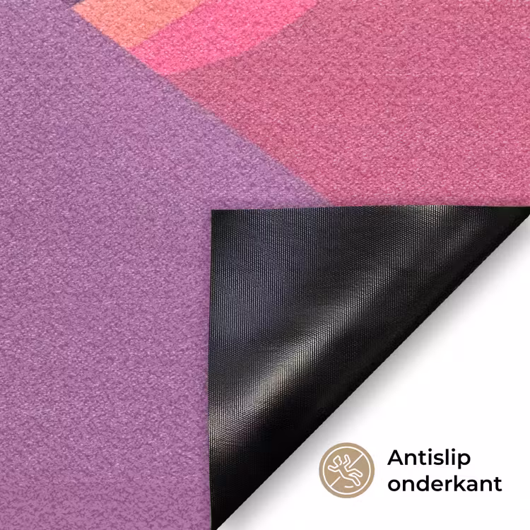 Deurmat - Zon - Heuvels - Paars - Abstract — 6