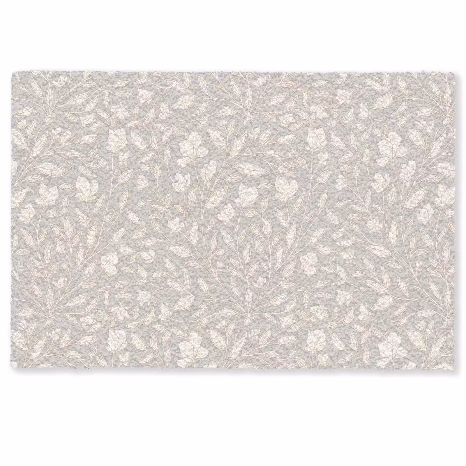 Deurmat - Bloemen - Steel - Blaadjes — 1