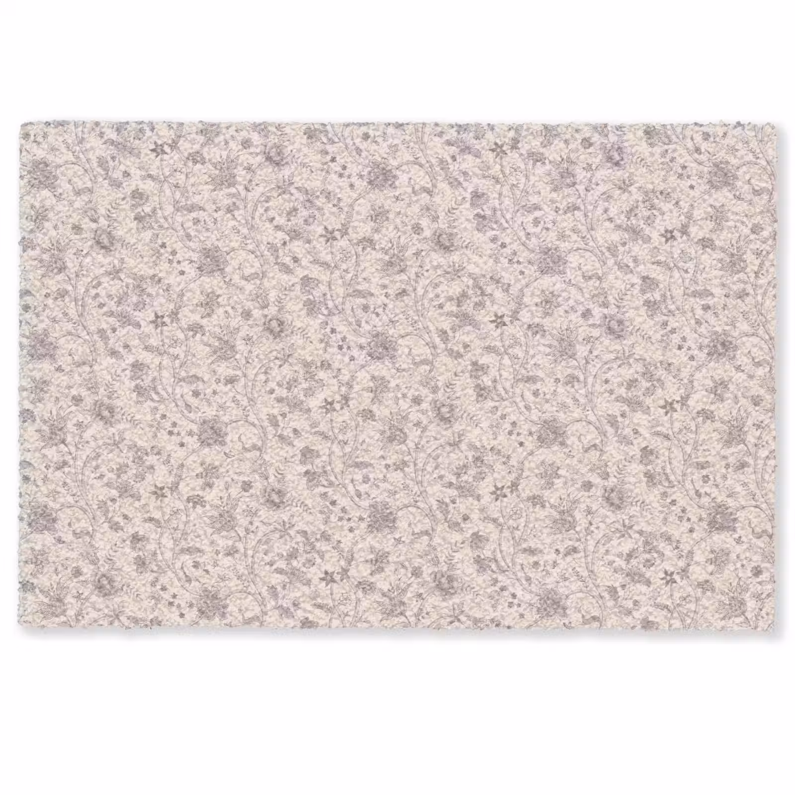 Deurmat - Patroon - Bloemen - Paars — 1