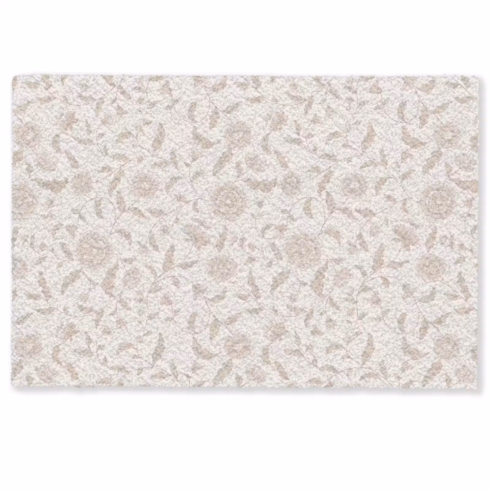Deurmat - Sierlijk - Bloemen - Beige — 1