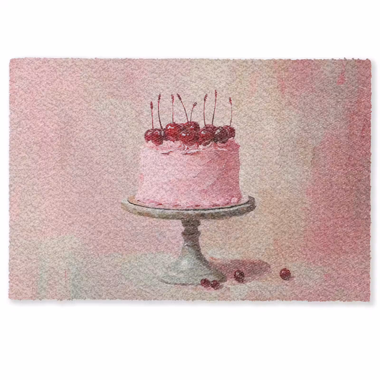Deurmat - Taart - Pink - Cherry — 1