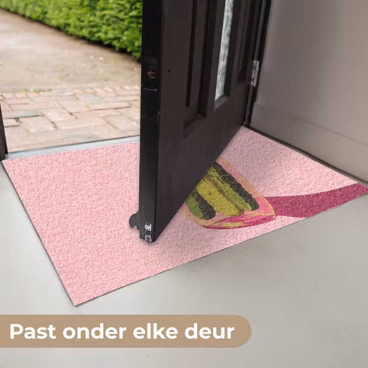 Deurmat - Augurken - Pot - Schaduw - Roze — 7