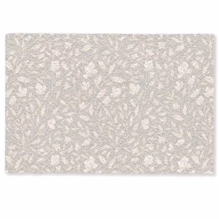 Deurmat - Bloemen - Steel - Blaadjes — 1