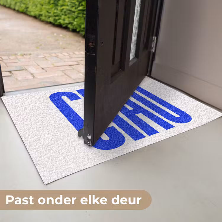 Deurmat - Ciao - Hoofdletters - Blauw - Minimalistisch — 7