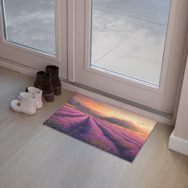 Deurmat - Lavendelveld - Zonsondergang - Paars — 8