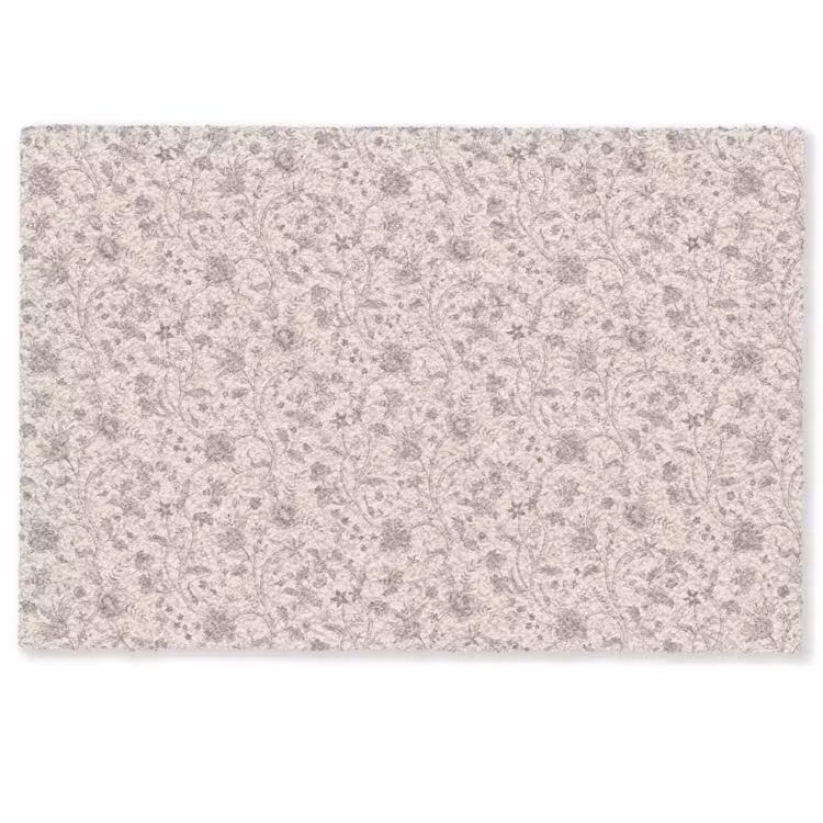 Deurmat - Patroon - Bloemen - Paars — 1